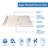  DreamLine SlimLine 32 inch D x 48 inch W x 2 3/4 inch H Center Drain Single Threshold Shower Base in Biscuit-1301605581-1301605585