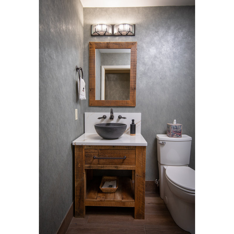 Lavabo de salle de bain vasque circulaire fait à la main en pierre noire matte
