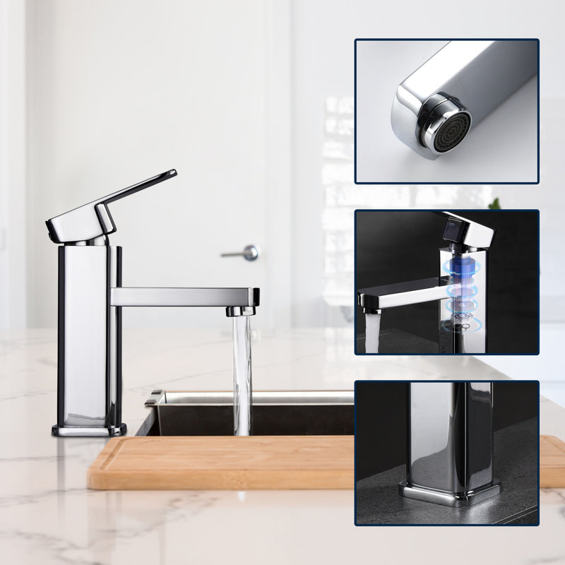 Robinet de salle de bain à un trou