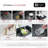 28 in. x 18 in. Granite Composite, Black Single Bowl Undermount or Drop-In Kitchen Sink with Build-in Accessories-62240458