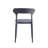 Nara Modern Stackable Dining Chair Set, No Assembly, Plastic Chair, Patio Chair, Suitable for Indoor and Outdoor Cafes and Restaurants (Set of 4)-674583286
