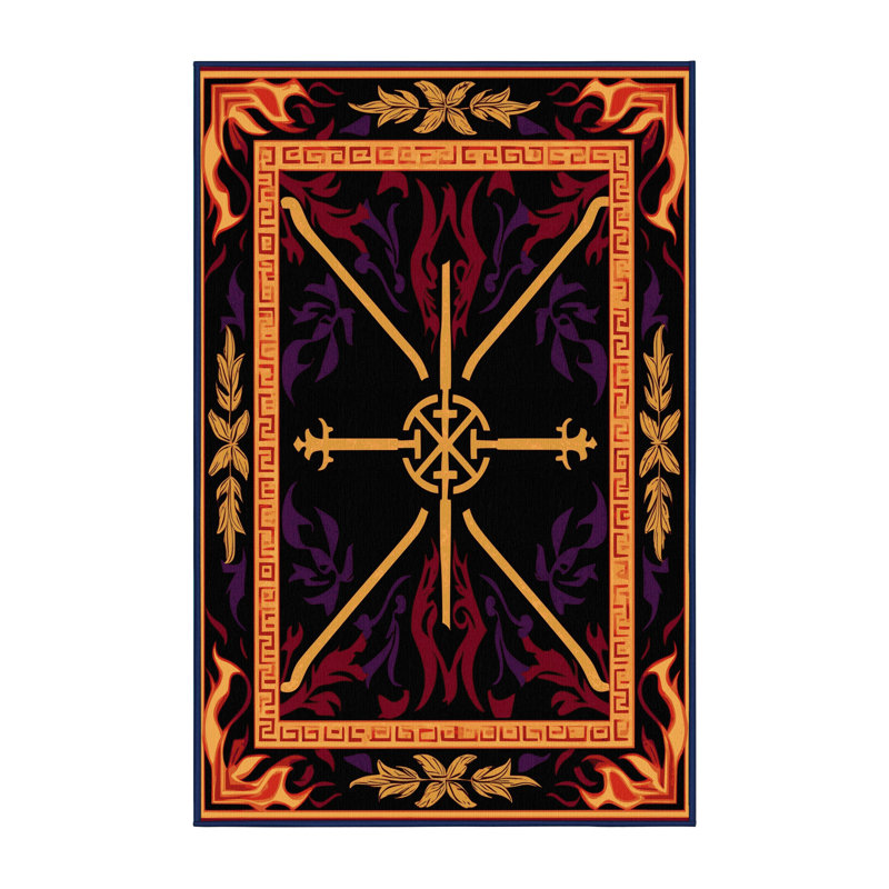 Elysian Baroque Rug, Rectangle 4' x 6'