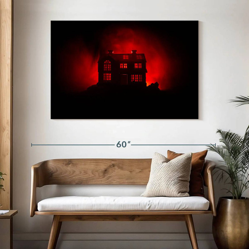 Hitzel Gothic Ghost House, 32" H x 48" W