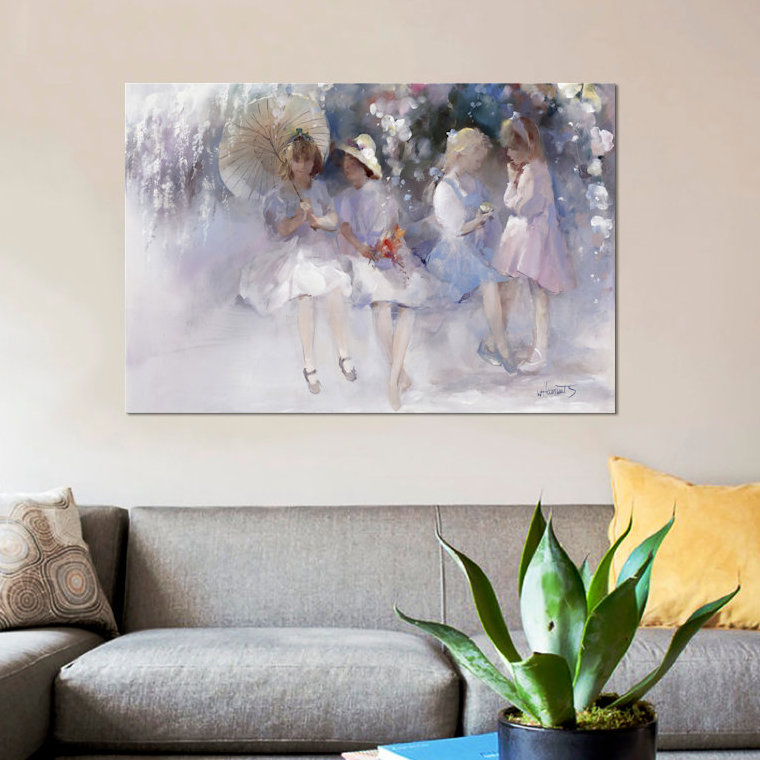 « friends », impression sur toile, H 12 po x l 18 po x P 1,5 po