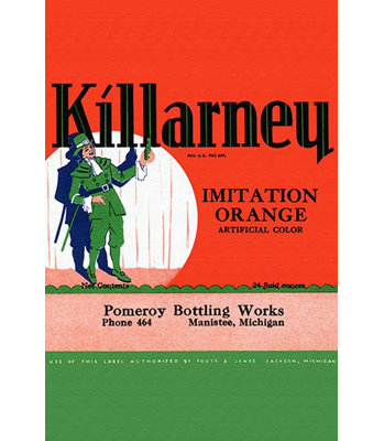 'Killarney Imitation Orange' - Vintage Advertisement