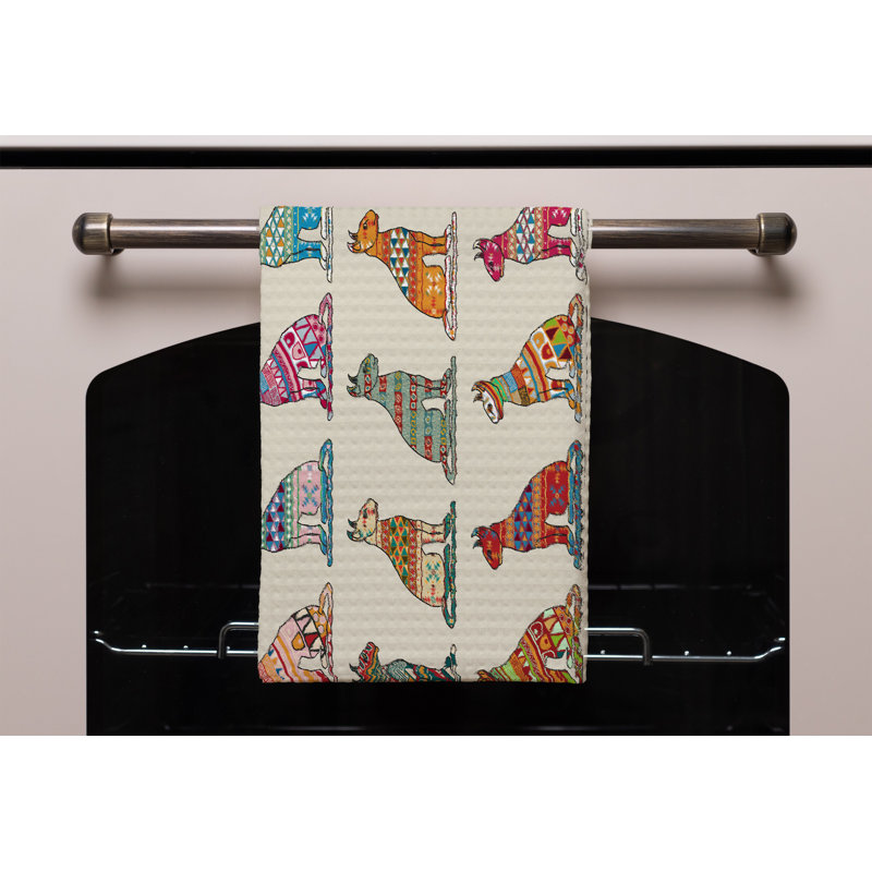 Cotton Waffle Tea Towel Kitchen Towel