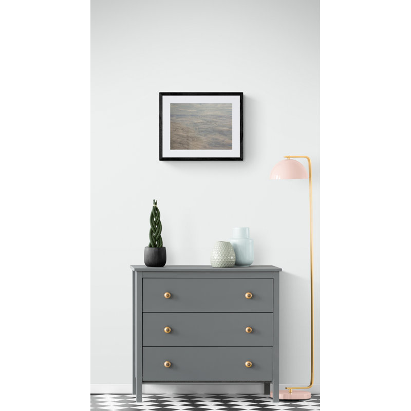 Fog Print by Alicia Lopez, Black Framed Canvas, 32" H x 24" W