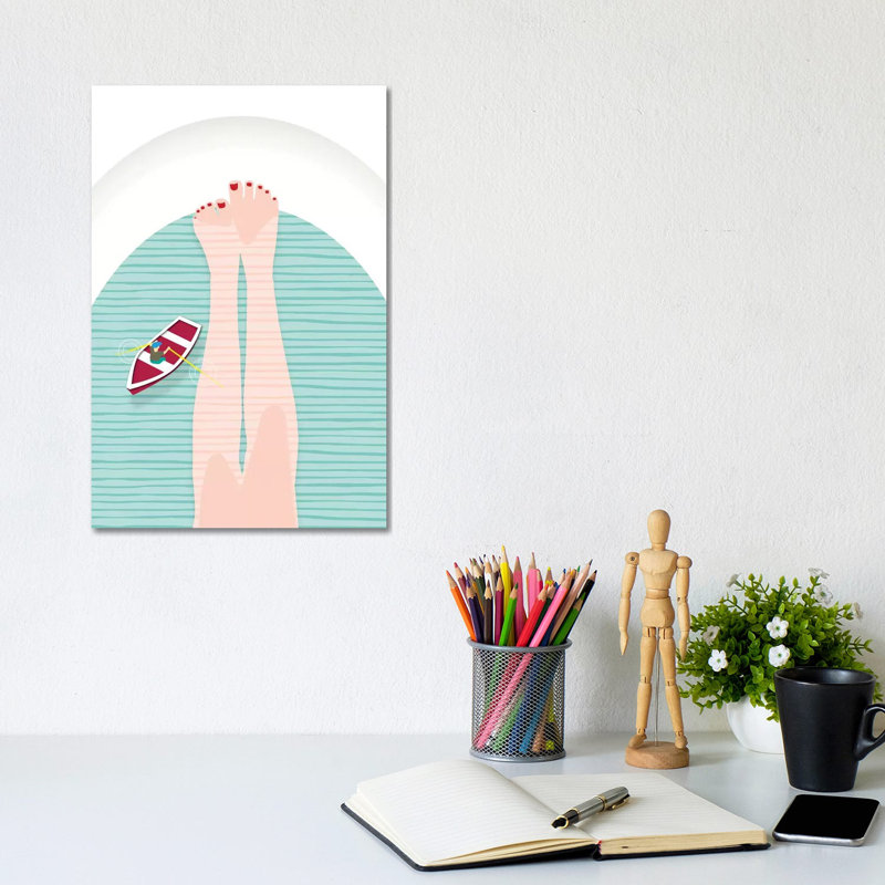 Bathtub by Amy & Kurt Berlin - Wrapped Canvas Print, 20.32 cm H x 30.48 cm W