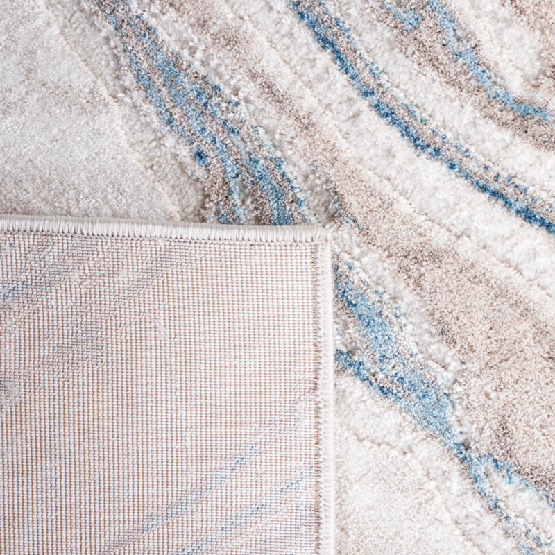 Meadow 500 Performance Abstract Rug, Rectangle 4' x 6'