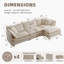L-Shaped Sectional Sofa W/Reversible Footrest,sofas,couches-1750959684
