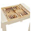 Shagreen 25" Chess Backgammon Table