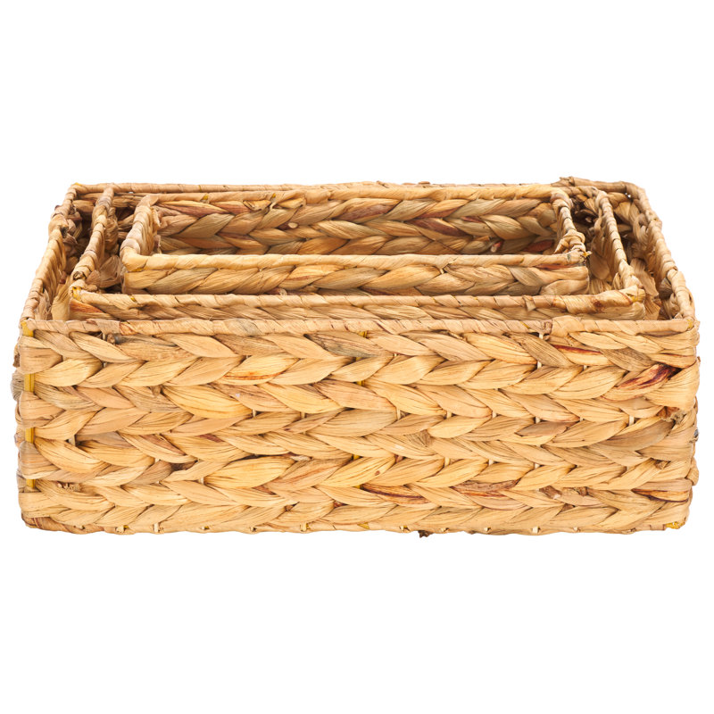 Highland Dunes Wicker Decorative Basket
