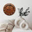 Horloge rustique en bois sans visage