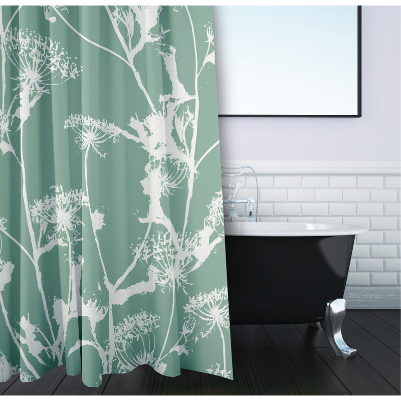 Rideau de douche Windy Blossom, Vert