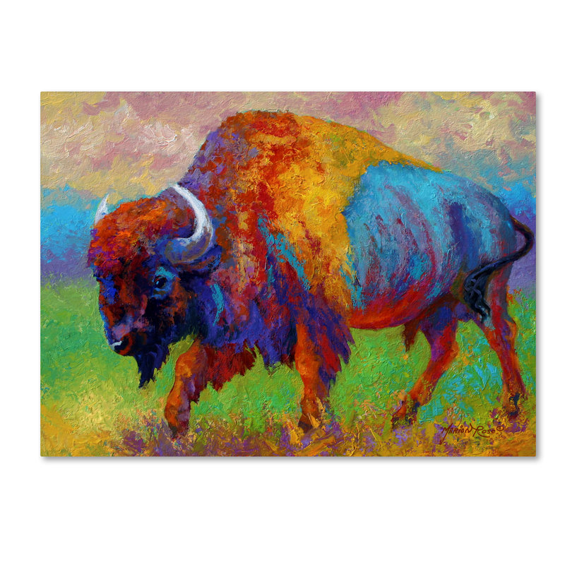 «Journey Inconnu» par Marion Rose, reproduction sur toile, H 35 po x l 47 po x P 2 po