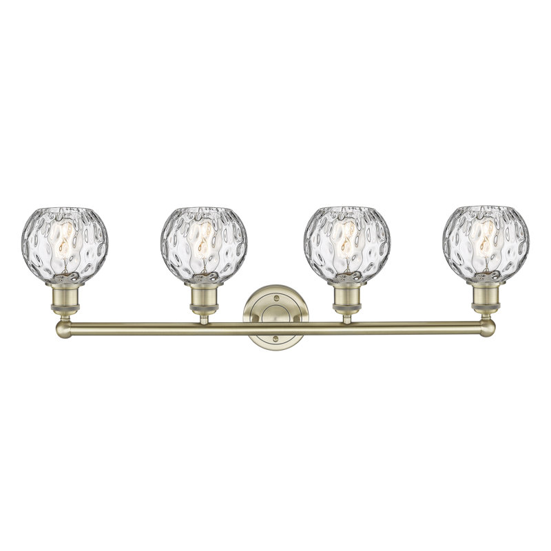 Cambria 4 - Light Dimmable Vanity Light, Antique Brass