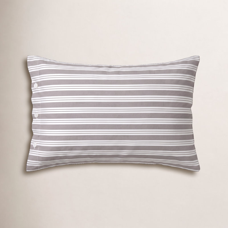 Kennebunk Cotton Blend No Striped Sham Set, Standard
