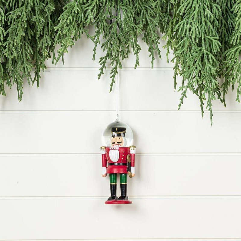 Nutcracker Snow Globe Ornament