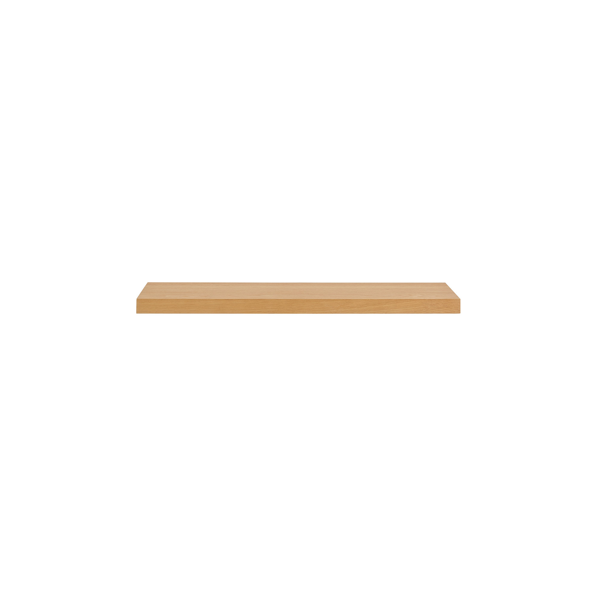 Sherice Floating Shelf, 1.97" H x 43.21" W x 10.24" D, Oak