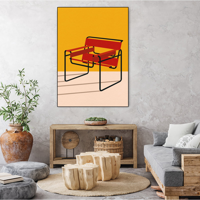 Toile encadrée Wassily Chair Marcel Breuer, H 40 po x l 30 po