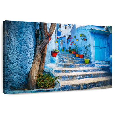 Ravi Chefchaouen Blue Stairs