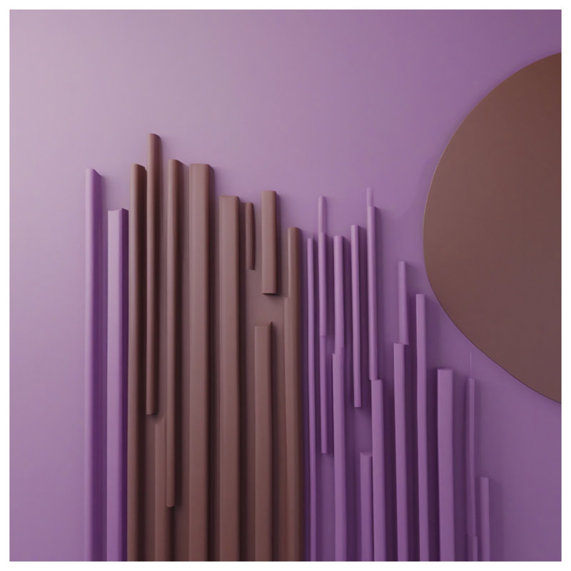 Tapis de bain mural violet mauve, L 24 po x L 17 po