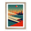 City Skyline Deco No.1 - Framed Print-414621367-414621368