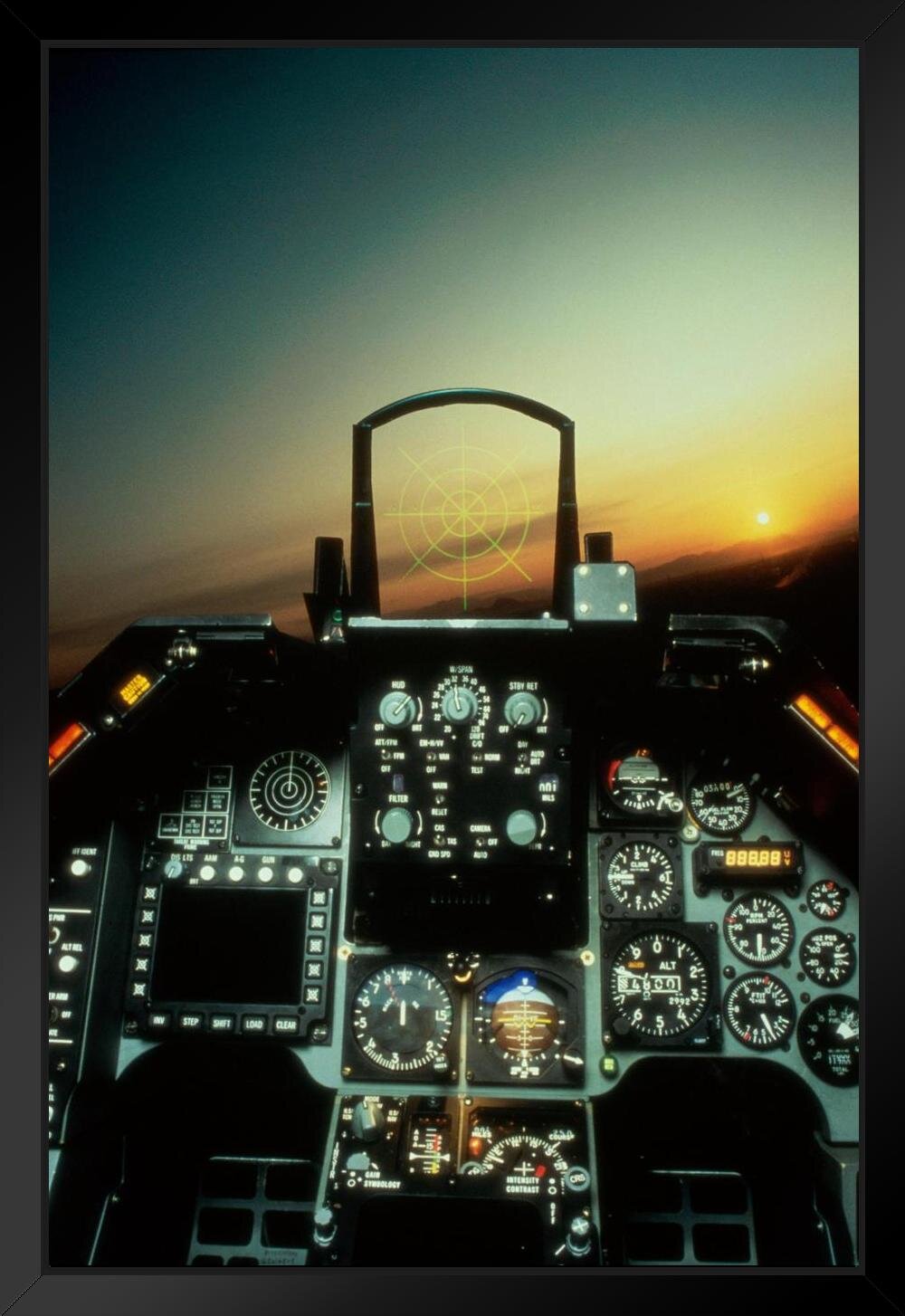f 14 tomcat cockpit poster