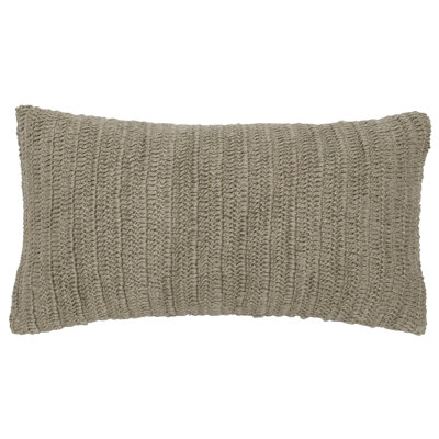 Nakeya Knitted Linen Throw Pillow