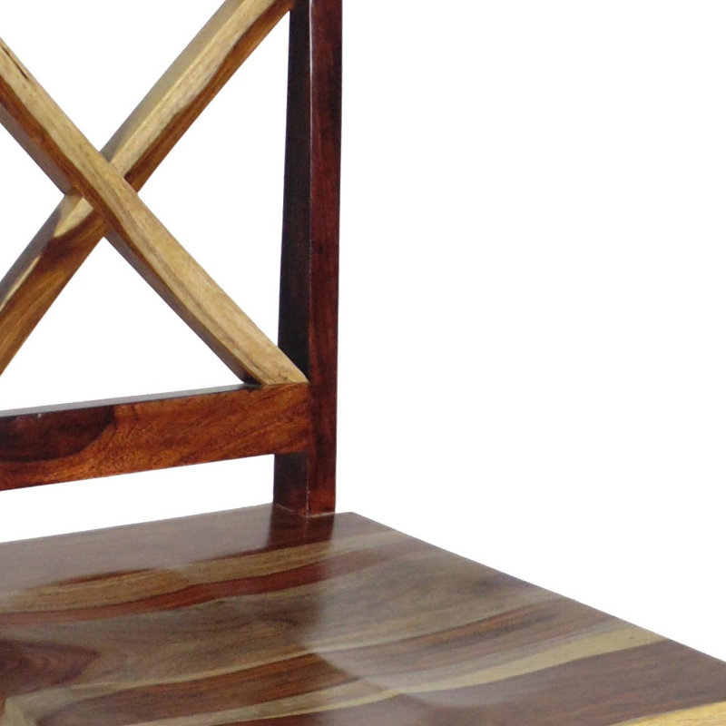 Edmea Solid Wood Counter Stool