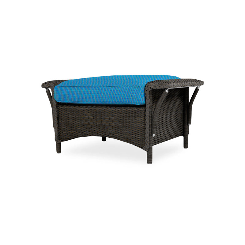 Nantucket Outdoor Ottoman, Sandberg Flax, Mink