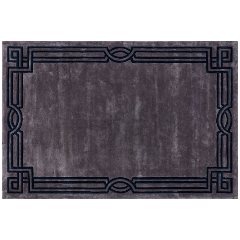 Viscose Striped Indoor Rug, Rectangle 2'11" x 4'11"
