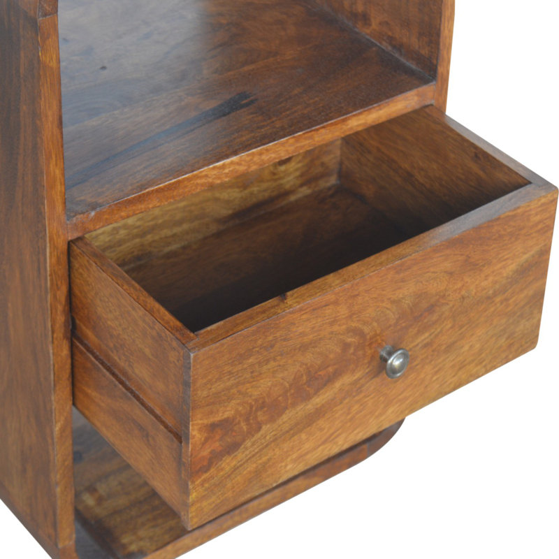 Crinu 15.75'' W Solid Wood Nightstand