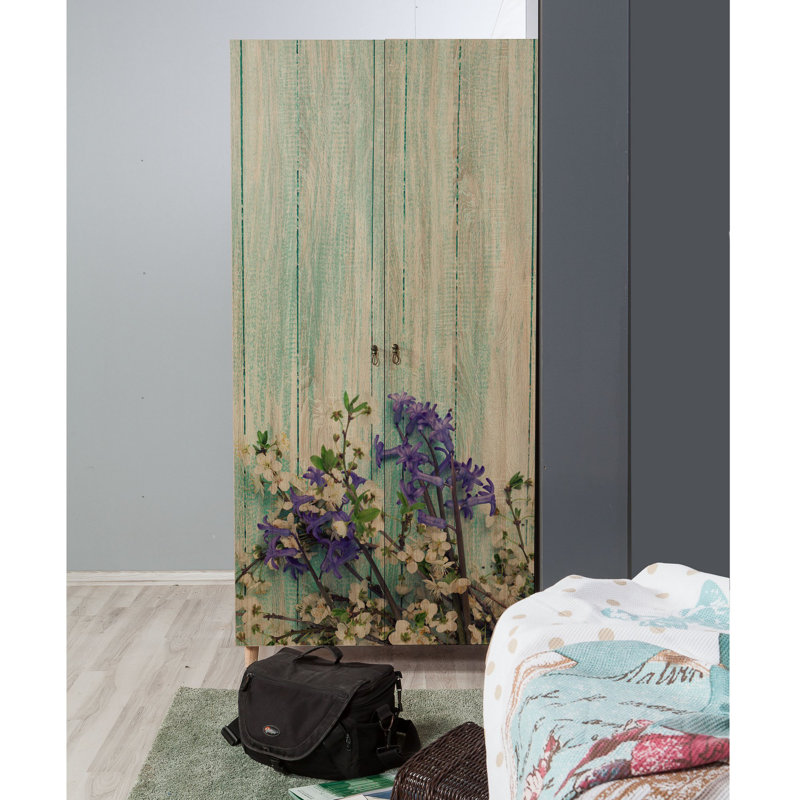 Kenna 2 Door Manufactured Wood Wardrobe