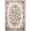 Tapis décoratif floral crème lavable-1241175085