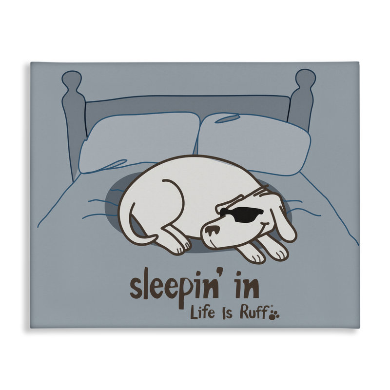 «Sleeping In Dog» par LIR, H 24 po x l 30 po