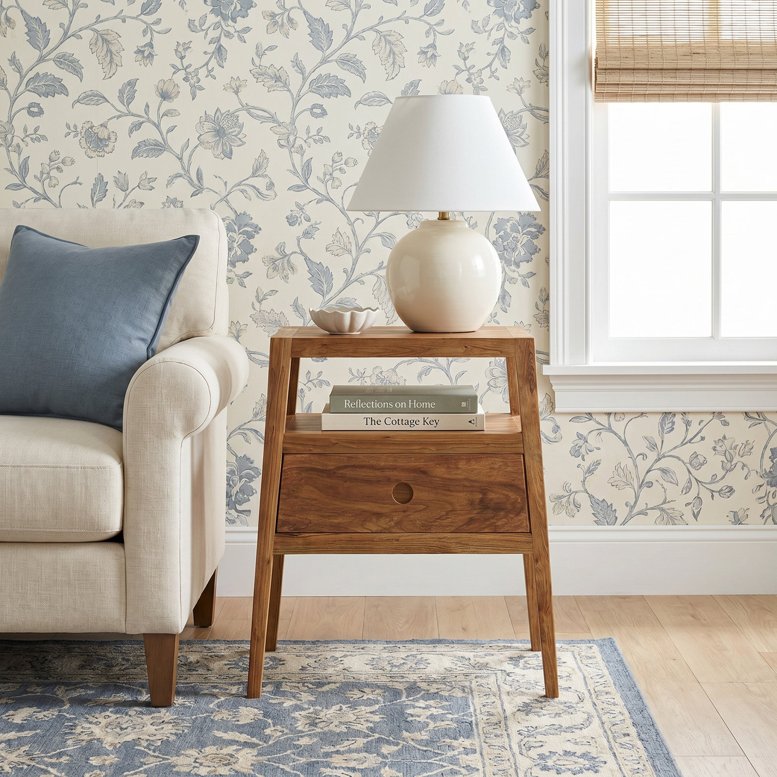 Minsk 17" Acacia End Table