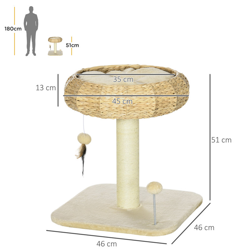 129.54cm H Cat Tree