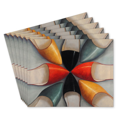 Polyester Kibbe (Set of 6) | Home Decor | Women Shoes