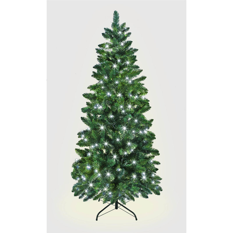 Lighted Artificial Christmas Tree, 6 ft.