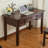 Nut-brown Rectangular Solid  Wood desk