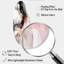«Pink Black Splash Marble I», décoration murale asymétrique en métal rose, impression d'art en métal courbé rose-105569504