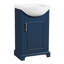 Meuble-lavabo de style français de 20 po avec vasque en céramique et fabrication en bois massif Carter-123512805