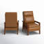 Fauteuil inclinable par pression en similicuir de 28,5 po Branstetter-94559859