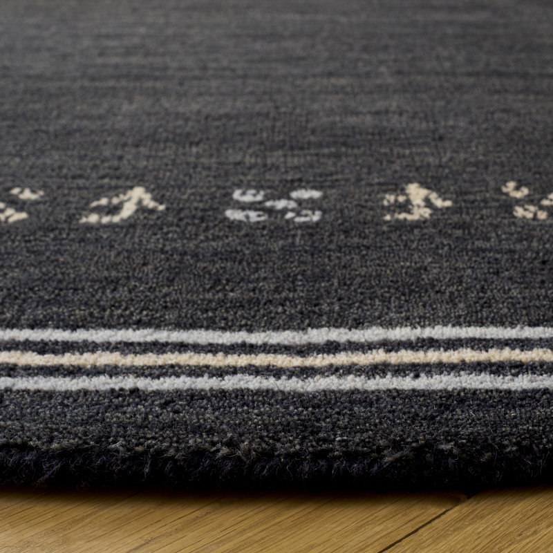 Himalaya Hand Loomed Wool Geometric Indoor Rug, 6'-0" x 6'-0" Round