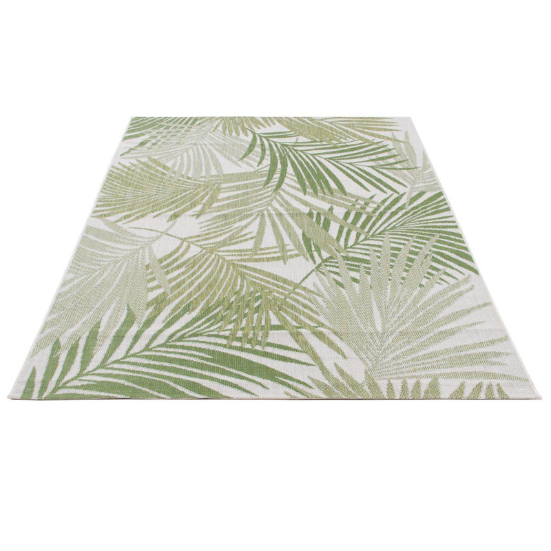 Adhafera Abstract Hand Woven Indoor / Outdoor Area Rug, Rectangle 160 x 230cm