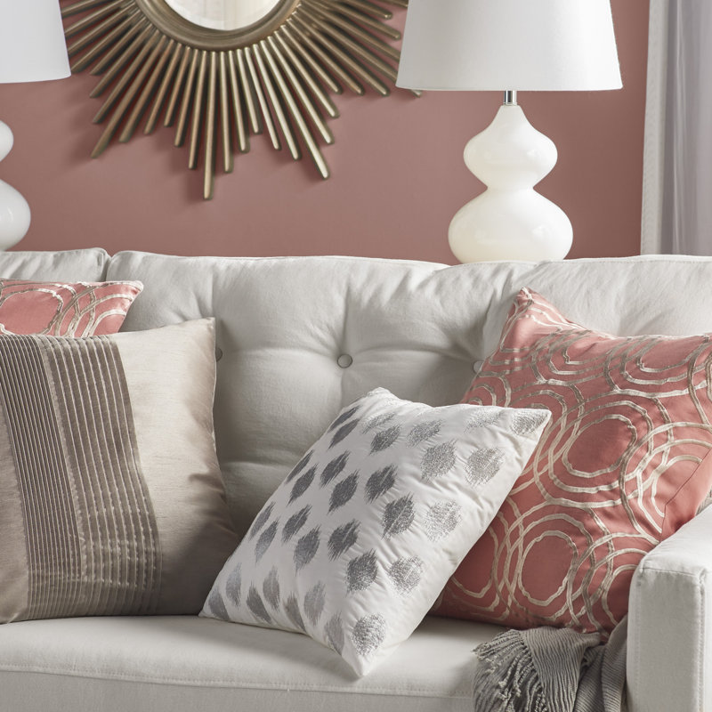 Courtney Glass Table Lamp, White