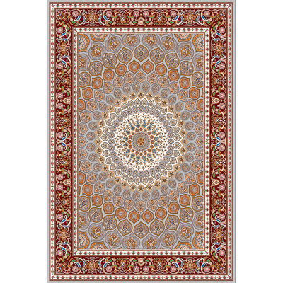 Premium Woven Area Rug, 5.9 x 9.2 Feet | 100% Polyester, 650 g/m² | Antibacterial, Non-Slip PVC Dot Underside, 0.3 in Pile Height | Machine Washable, 3D Digital Printing | Perfect for Living Room & Bedroom Decor