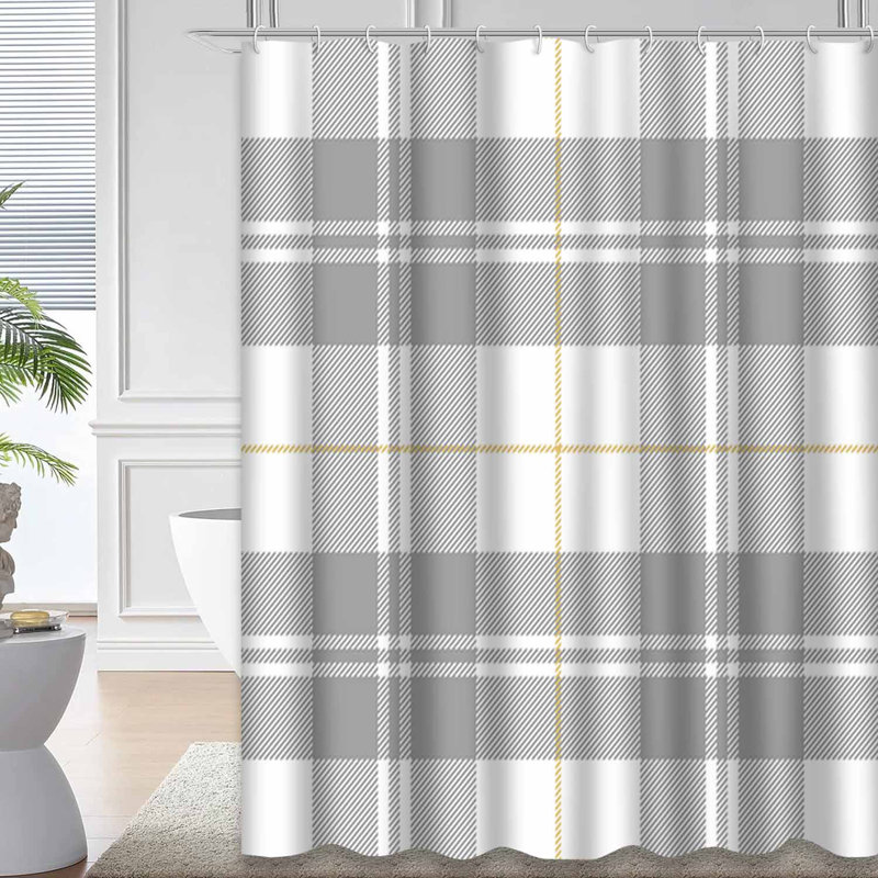 Rideau de douche Classic Classic Tartan, L 72 po x l 78 po