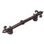 Charlemagne 4 inches c.c. pull with large Fleur De Lysin Satin-1165544008-1165544007